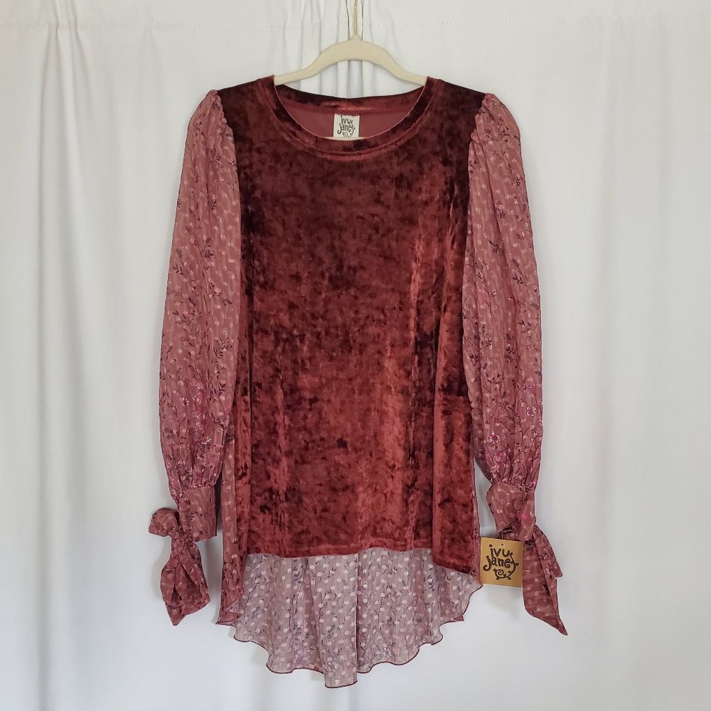 Ivy Jane Velvet Blouse